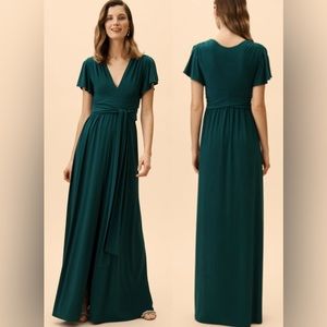 BHLDN | Dresses | Anthropologie Bhldn Mendoza Dress Size Emerald Green |  Poshmark